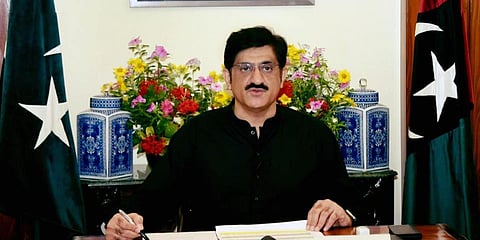 Sindh province Chief Minister Murad Ali Shah (Photo| Facebook)