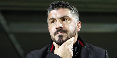 Former Fiorentina gaffer Gennaro Gattuso (Photo | AP)