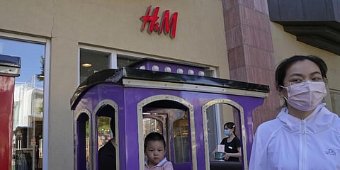 At the start of the quarter, about 1,300 H&M stores were temporarily closed because of the pandemic. (File photo | AP)