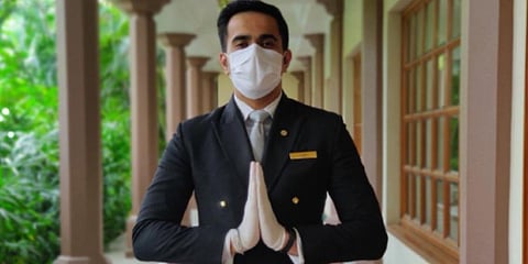 The Oberoi Group is educating them on how getting vaccinated will save them from the severity of COVID-19. (Photo | Twitter)