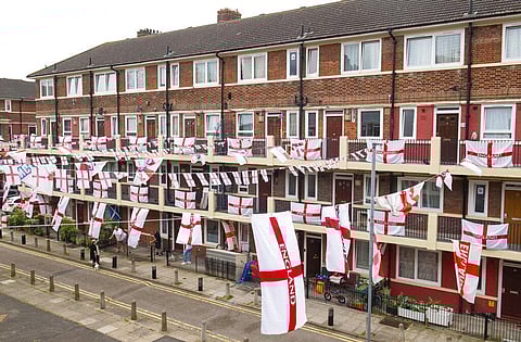 England flags
