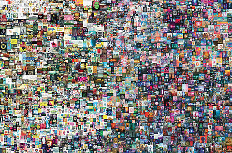 Everydays: The First 5,000 Days by Mike Winkelmann was sold for USD 69.3 million. (Photo| EPS)