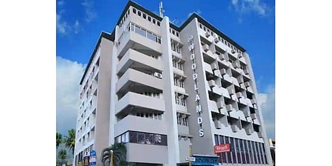 Woodlands vegetarian hotel in Kochi.