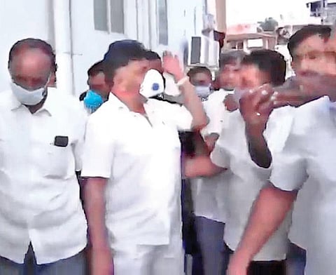 Screengrab of the viral video