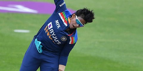 India all-rounder Deepti Sharma (Photo | AP)