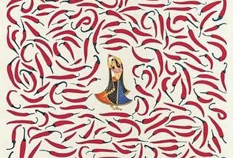 Chetra, Barahmasa-I series, Madan Meena, 2020.