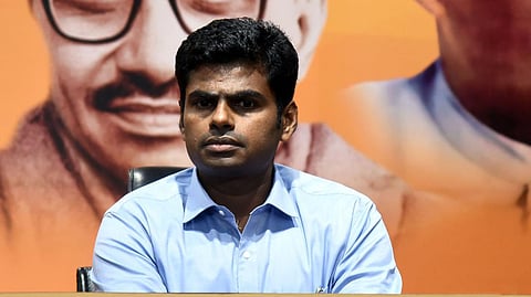 BJP state president K Annamalai