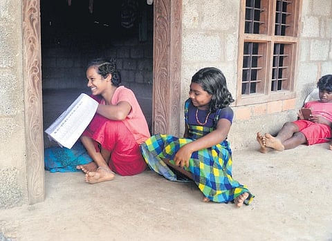 Children at Podiyam, a tribal settlement in Kottoor are bound to miss out on another year of lessons. They cannot afford smartphones neither do they have decent net connectivity. (File pic)| Vincent P
