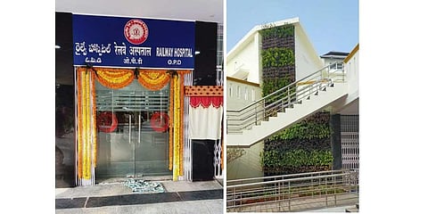 Green building council gives platinum rating to rly hosp new OPD block