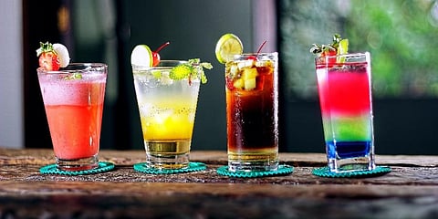 Try a delicious twist to accompany the stormy evenings with these easy-tomake- cocktails. (Representational Image)