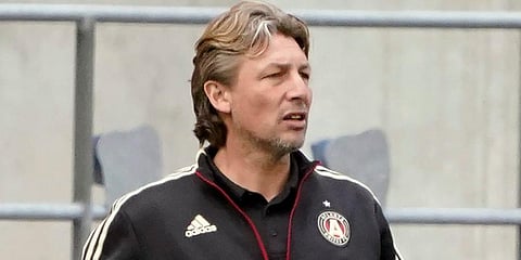Outgoing Atlanta United coach Gabriel Heinze (Photo | AP)