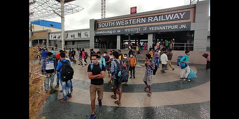 Passengers who currently travel till Tumakuru Road to board buses, can now do so on the premises of Yesvantpur railway station | Ashishkrishna HP