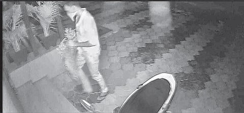 CCTV visual of the thief