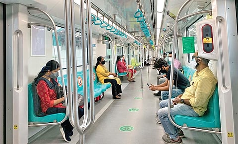 Kochi Metro rail, which conducted usual services from 6.30 am to 10 pm, saw a nearly 50% reduction in footfall.