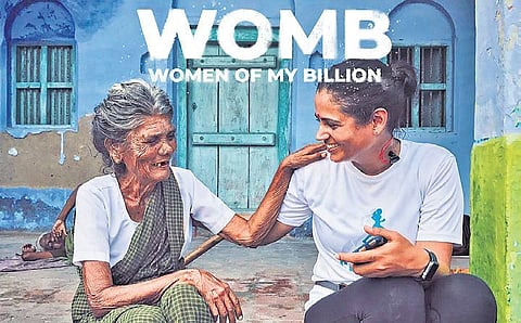W.O.M.B talks about the 4,000km journey Sristhi Bakshi (right) took across India