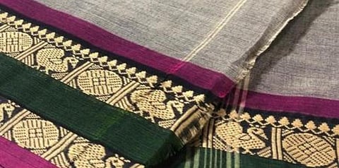 Give your sari a twist with offbeat draping styles. (File photo | EPS)