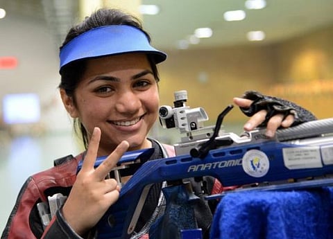Indian Rifle shooter Apurvi Chandela along with seven other shooters will skip the opening ceremony of the Tokyo Olympics. (File|PTI)