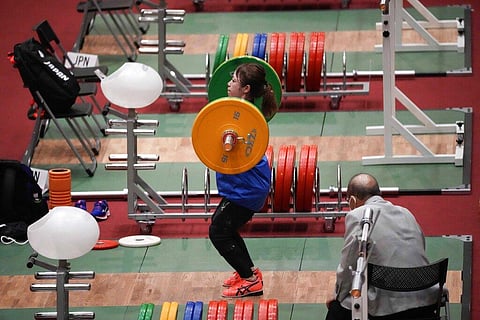 Hiromi Miyake of Japan practices at the 2020 Summer Olympics, Friday, July 23, 2021, in Tokyo, Japan. (Photo | AP)