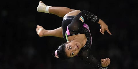 Indian gymnast Pranati Nayak (Photo | AFP)