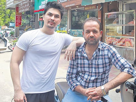 Hameed Muhtashami and Haroon Yaqobi at Lajpat Nagar | SHEKHAR YADAV