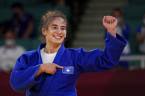 Nora Gjakova of Kosovo. (Photo | AP)