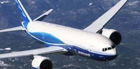 Representational image of Boeing 777 aircraft.