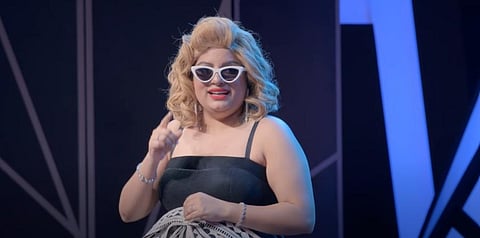 Mallika Dua in Netflix India's Comedy Premium League. (Photo | YouTube screengrab)