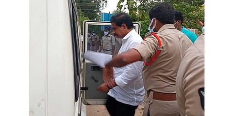 Former minister Devineni Umamaheshwarao was arrested on Wednesday I Express