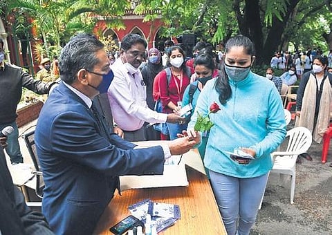 Colleges resumed physical classes across the state on Monday | ashishkrishna hp