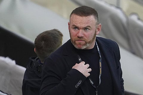 Derby manager Wayne Rooney. (Photo | AP)