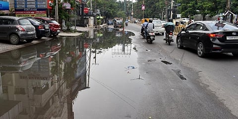 A file photo of Banjara Hills road no 12 in Hyderabad. (File photo | S Senbagapandiyan, EPS)