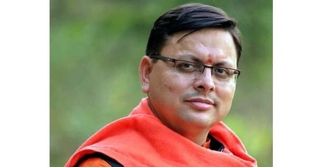 Uttarakhand Chief Minister Pushkar Singh Dhami. (Photo | ANI)