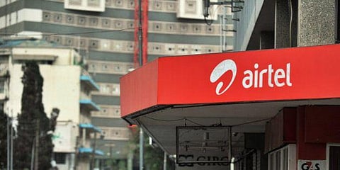 An Airtel billboard (File Photo | AFP)