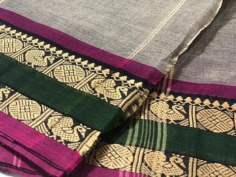 Just five years ago, the Chettinad cotton sarees won the ‘India Handloom’ tag for its unique designs and identity. (Photo | EPS)