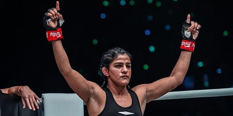 Indian wrestler and MMA fighter Ritu Phogat (Photo | ONE Championship)