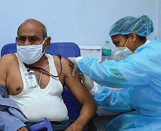 Person getting vaccinated. Representational Image (File Photo | Express)