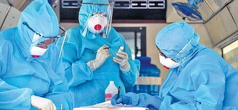 The new study says severe disease in fully vaccinated HCWs is rare but breakthrough infection is a concern and Covid-control measures need to continue