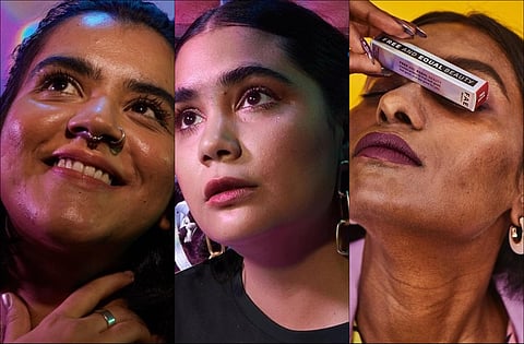 Fae beauty brand's marketing collaterals showcase their products on women as they are, without any extreme touch ups. (Photo | Fae website)