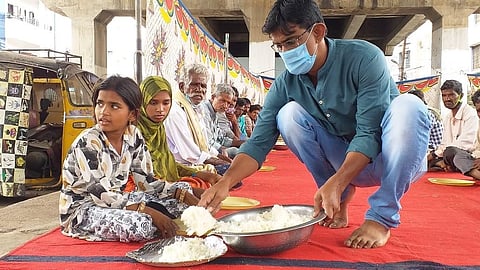 Hyderabad’s hunger warrior honoured with UK award