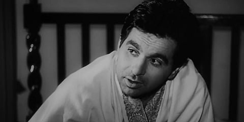 A still from Devadas, a tragic story of unrequited love. Dilip Kumar was known for such ill-fated and morbid roles in his movies.