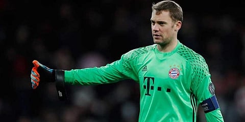 Bayern Munich goalkeeper Manuel Neuer (Photo | AP)