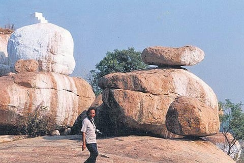 In a rocky situation