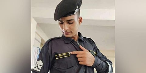 Thushar Attri, the deceased Indian Navy sailor who hailed from Aligarh