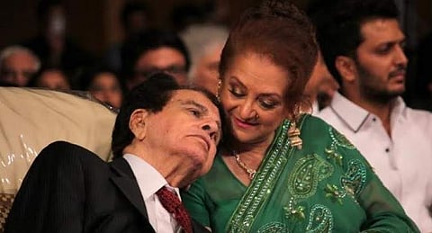 Dilip Kumar and Saira Banu (Photo | Twitter)