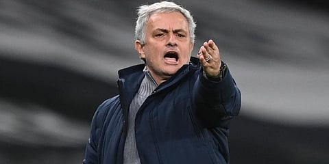 AS Roma coach Jose Mourinho (Photo | AP)
