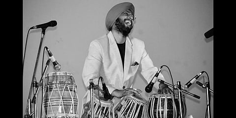 Mannanjot Singh at the 2019 Commerce fest, Satyawati College, in Delhi.