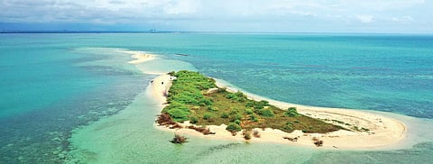 An island off the Gulf of Mannar was almost swallowed by the climate change-induced sea-level rise before the govt embarked on a major restoration project to save it from going completely underwater |