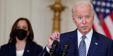 US President Joe Biden and Vice-President Kamala Harris (Photo | AP)