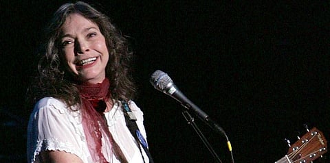 In this file photo, Nanci Griffith performs during the ACLU Freedom Concert Oct. 4, 2004, in New York. (File photo | AP)