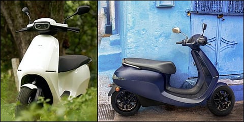 Ola electric scooters are available in two variants, S1 and S1 Pro. (Photos | By special arrangement)